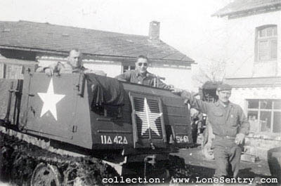 [42nd Tank Battalion, 11th Armored Division: Captured German RSO Tractor]