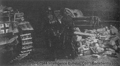 German StuG III - German Assault Artillery (U.S. WWII Intelligence Bulletin, December 1944)