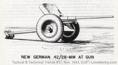 [New German 42/28-mm Antitank Gun]