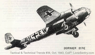 [Dornier DO217-E, WWII Luftwaffe Bomber]