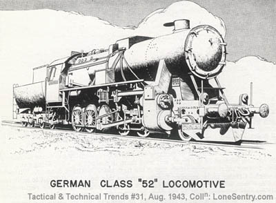 [German WWII Class 52 Locomotive]