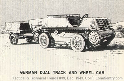 [WWII German Dual Track and Wheel Car]