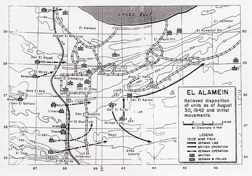 [El Alamein - Initial Disposition and Movements]