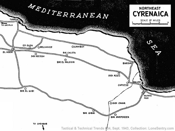 [Northeast Cyrenaica Map]