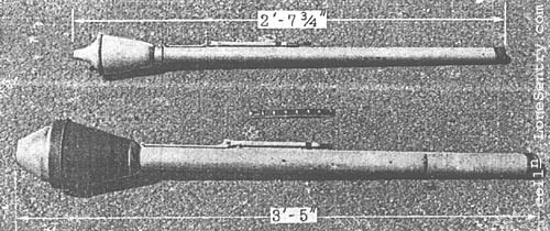[Recoilless antitank grenades, with launchers.]