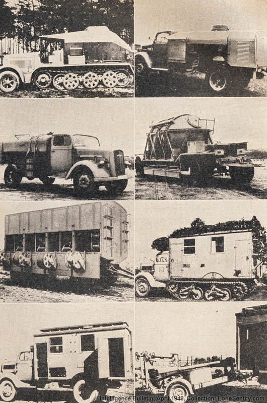 [German V-2 Rocket Support Vehicles and Equipment]