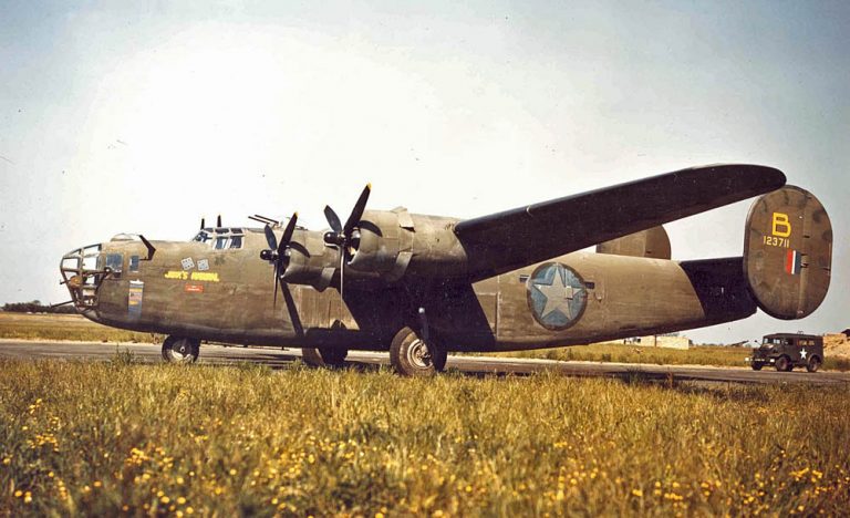 B 24d Liberator Of 93rd Bg – Ww2 Images