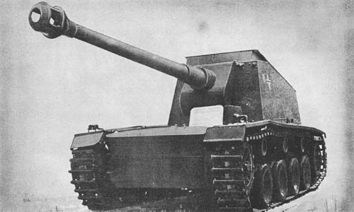Beschietingen Verstikken binnenplaats Pz. Jäg. “Tiger” für 12.8 cm Pak 44 (Sd. Kfz. 186): S.P. Gun – Catalog of  Enemy Ordnance