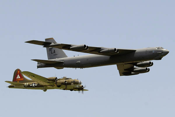 B-17 and B-52 Bombers