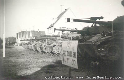 [Tank lineup: 759th Light Tank Bn: Lone Sentry.com]