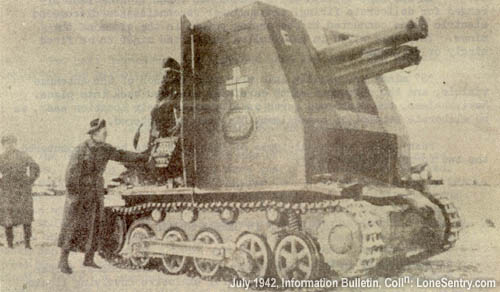 [German 88-mm anti-tank gun captured Russian Front]