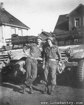 [Halftracks of 3rd Armored Division in Germany]