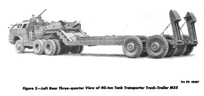 M25 40-ton Tank Transporter Truck-Trailer | Lone Sentry Blog