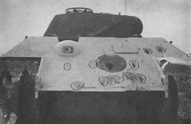 [German Pz Kpfw V (Panther) Tank, before firing.]