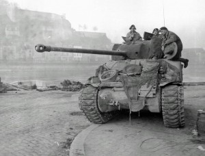 British Firefly in Namur – WW2 Images