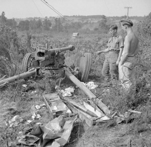 Destroyed 75mm Antitank Gun – WW2 Images