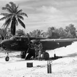 North American B-25G Blondies Vengeance of the 820th Bomb Squadron during WWII in the Pacific. (U.S. Air Force Photograph.)