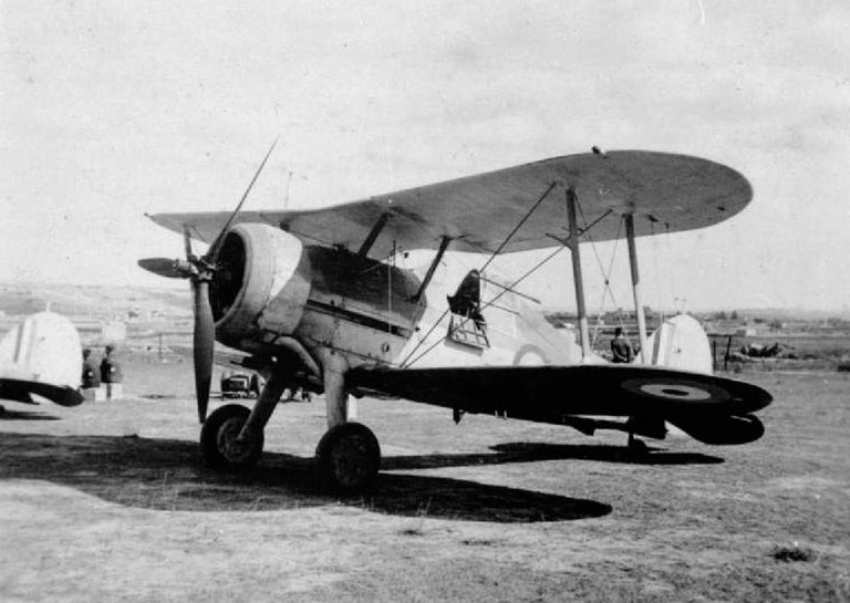 Gloster Sea Gladiator On Malta – WW2 Images