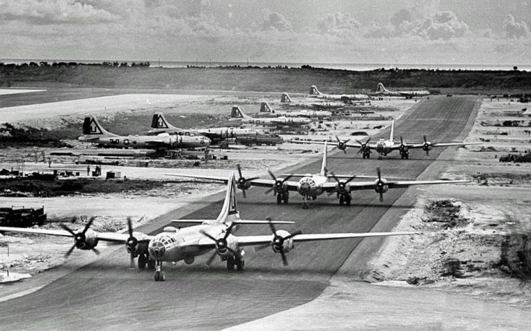 B-29s Line Up On West Field – WW2 Images