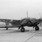 A De Havilland Mosquito flown at NACA Langley Research Center, Virginia for longitudinal stability and control studies in January 1945. (NASA Langley Research Center Photograph.)