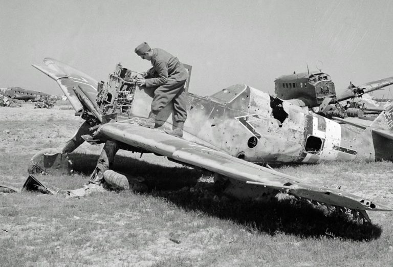 Luftwaffe Wreckage in Tunisia – WW2 Images