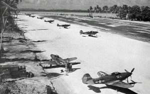 P-39Q Airacobras on Makin Island – WW2 Images