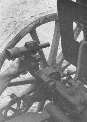 [Figure 291. Telescopic sight for the model 94 (1934) 37-mm gun.]